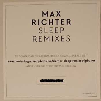 LP Max Richter: Sleep Remixes