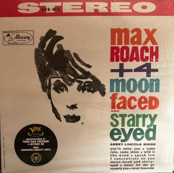 LP Max Roach Plus Four: Moon Faced And Starry Eyed