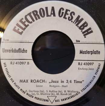 CD Max Roach: Jazz In 3/4 Time LTD