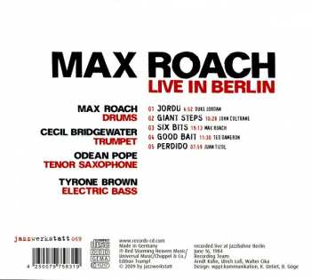 CD Max Roach: Live In Berlin