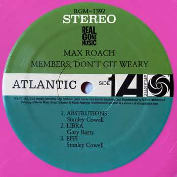 LP Max Roach: Members, Don’t Git Weary CLR