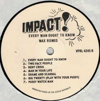 LP Max Romeo: Every Man Ought To Know