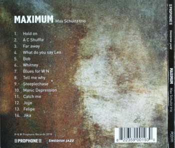 CD Max Schultz Trio: Maximum