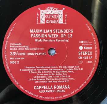 LP Maximilian Steinberg: Passion Week