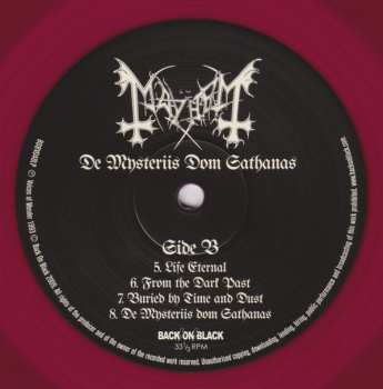 LP Mayhem: De Mysteriis Dom Sathanas CLR