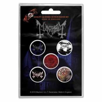 Merch Mayhem: Set Badges De Mysteriis Dom Sathanas 