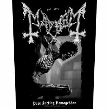 Merch Mayhem: Mayhem Back Patch: Pure Fucking Armageddon