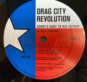 2LP Mayo Thompson: Corky's Debt To His Father