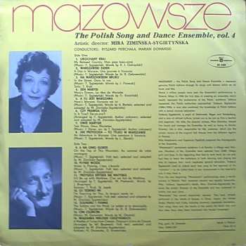 LP Mazowsze: The Polish Song And Dance Ensemble, Vol. 4