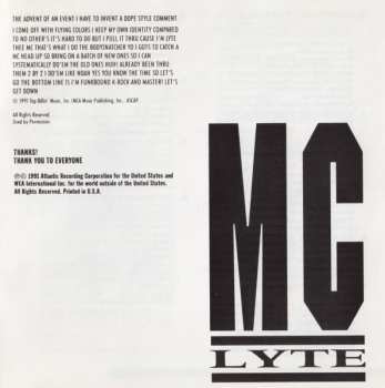 CD MC Lyte: Act Like You Know