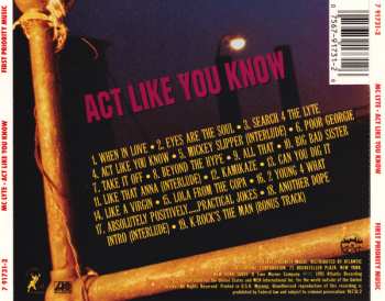 CD MC Lyte: Act Like You Know