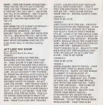 CD MC Lyte: Act Like You Know