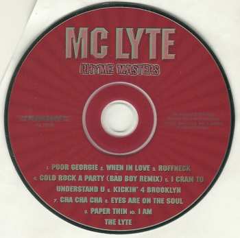 CD MC Lyte: Rhyme Masters