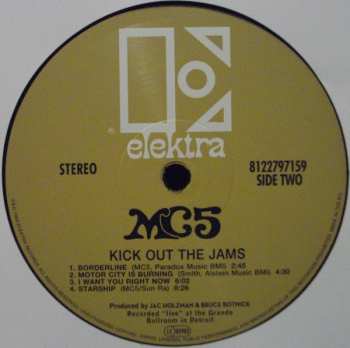 LP MC5: Kick Out The Jams