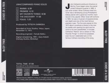 CD McCoy Tyner: Echoes Of A Friend