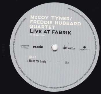 3LP McCoy Tyner / Freddie Hubbard Quartet: Live At Fabrik Hamburg 1986