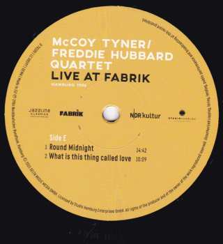 3LP McCoy Tyner / Freddie Hubbard Quartet: Live At Fabrik Hamburg 1986
