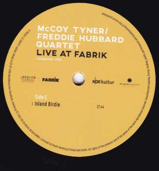 3LP McCoy Tyner / Freddie Hubbard Quartet: Live At Fabrik Hamburg 1986
