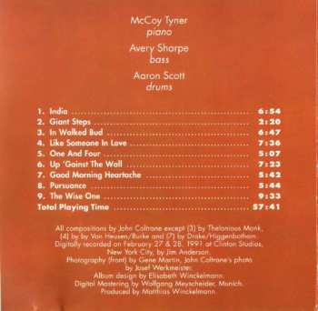 CD McCoy Tyner: Remembering John