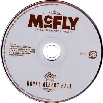 2CD/DVD McFly: 10th Anniversary Concert Live At The Royal Albert Hall