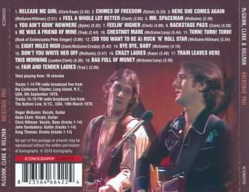 CD McGuinn, Clark & Hillman: Backstage Pass