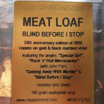 LP Meat Loaf: Blind Before I Stop NUM | LTD | CLR