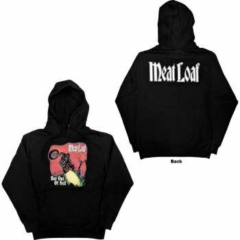 Merch Meat Loaf: Meat Loaf Unisex Pullover Hoodie: Bat Out Of Hell (back Print) (small) S