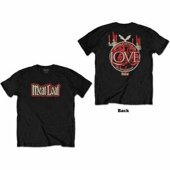 Merch Meat Loaf: Tričko Roses S