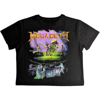 Merch Megadeth: Megadeth Ladies Crop Top: Contaminated (back Print) (small) S