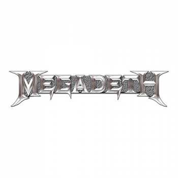 Merch Megadeth: Badge Chrome Logo Megadeth