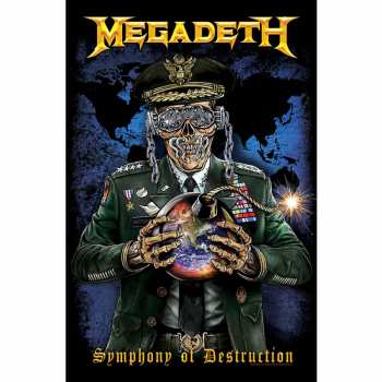 Merch Megadeth: Textielposter Symphony Of Destruction