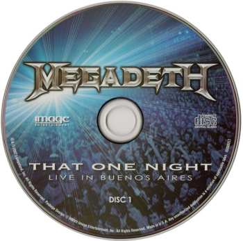 CD Megadeth: Night In Buenos Aires - Shm-cd