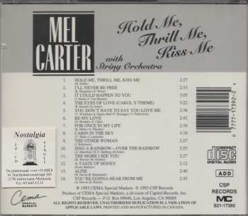 CD Mel Carter: Hold Me, Thrill Me, Kiss Me