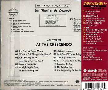 CD Mel Tormé: Gene Norman Presents Mel Torme At The Crescendo