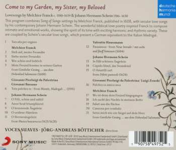 CD Giovanni Pierluigi da Palestrina: Come To My Garden, My Beloved