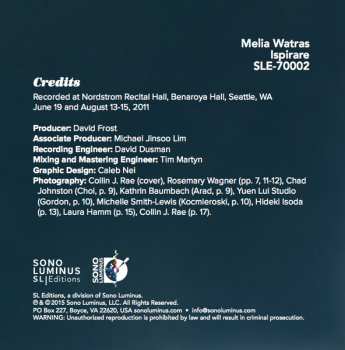 CD Melia Watras: Ispirare