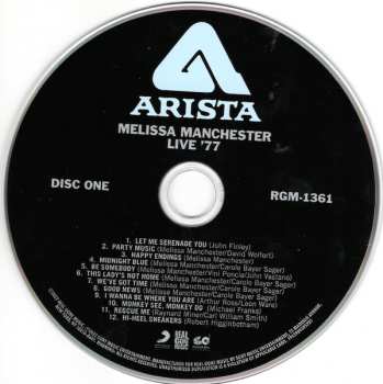 2CD Melissa Manchester: Live ‘77
