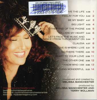 CD Melissa Manchester: You Gotta Love The Life