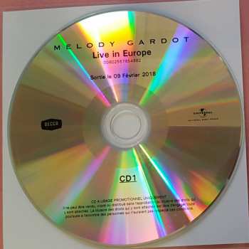 2CD Melody Gardot: Live In Europe