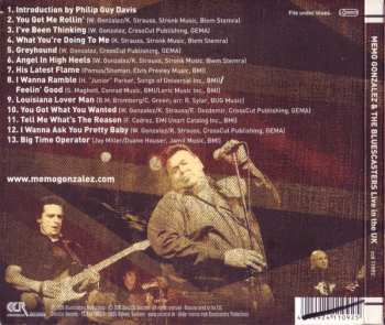 CD Memo Gonzalez & The Bluescasters: Live In The UK