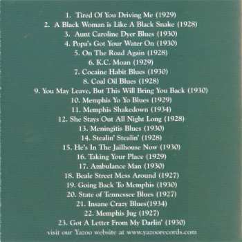 CD Memphis Jug Band: The Best Of The Memphis Jug Band