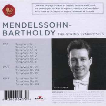 3CD/Doos Felix Mendelssohn-Bartholdy: The String Symphonies