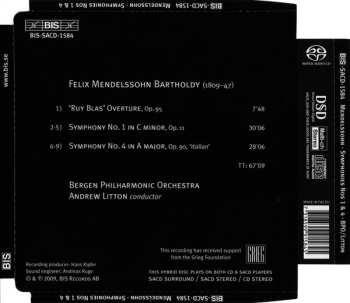 SACD Felix Mendelssohn-Bartholdy: Symphonies Nos 1 And 4