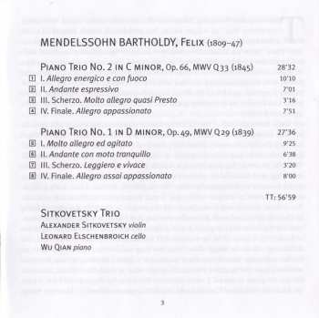 SACD Felix Mendelssohn-Bartholdy: The Piano Trios