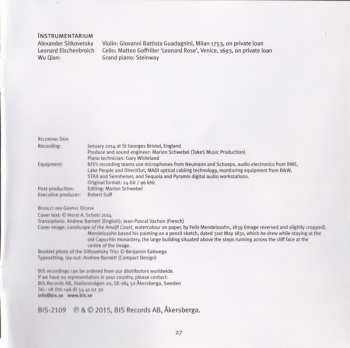 SACD Felix Mendelssohn-Bartholdy: The Piano Trios