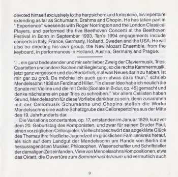 CD Felix Mendelssohn-Bartholdy: Works For Cello And Piano Complete