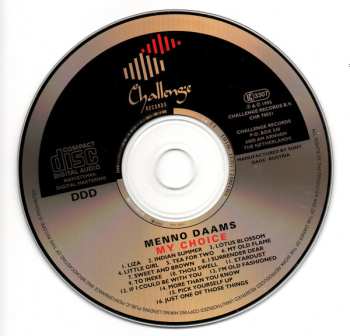 CD Menno Daams: My Choice