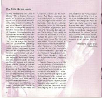 CD Mercedes Sosa: Misa Criolla