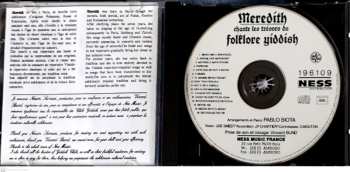 CD Meredith: Chante Les Trésors Du Folklore Yiddish