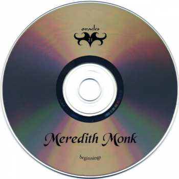 CD Meredith Monk: Beginnings